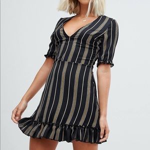 SOLD NWT ASOS Mini Striped Dress Size Small
